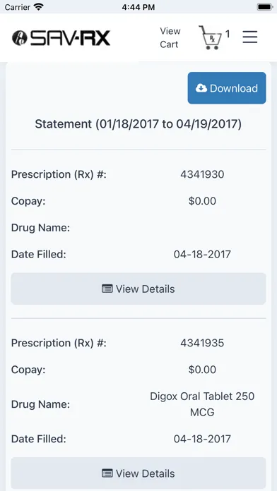Sav-Rx Screenshots