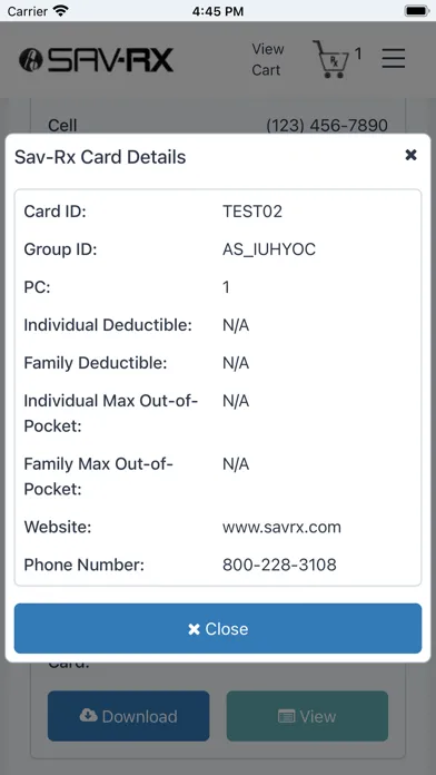 Sav-Rx Screenshots