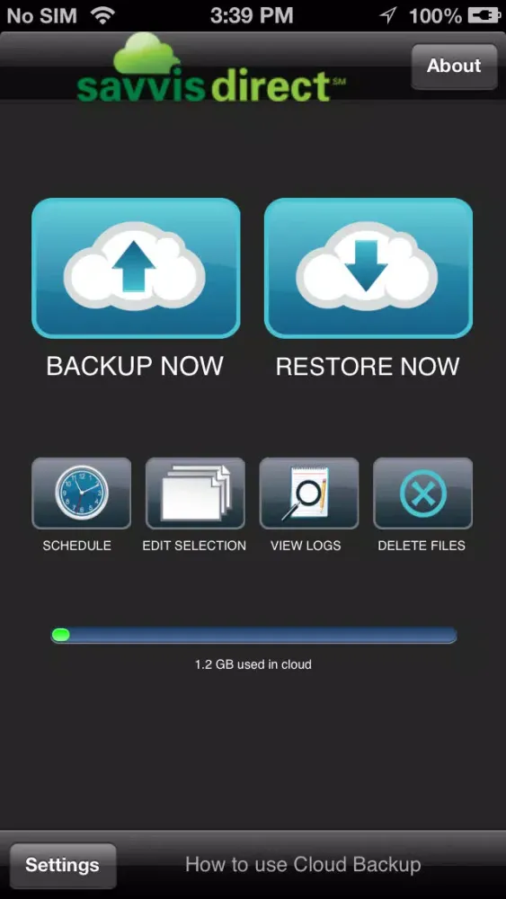 Savvisdirect Secure Online Backup应用截图