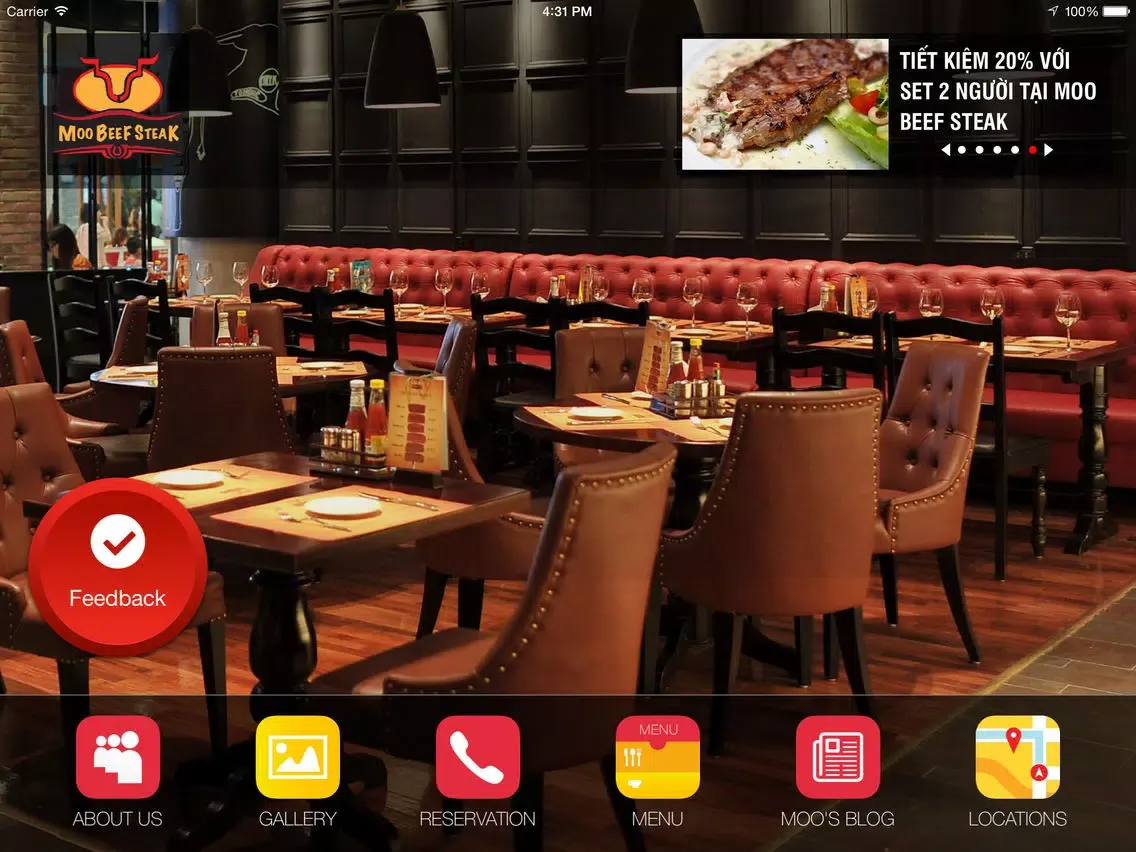 Moo Beef Steak iPad  سکرین شاٹس