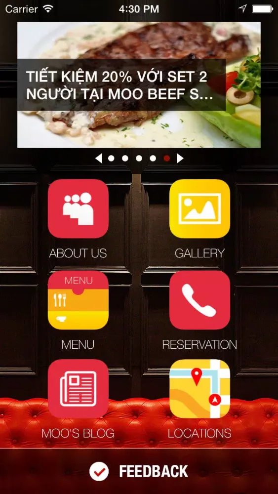 Moo Beef Steak سکرین شاٹس