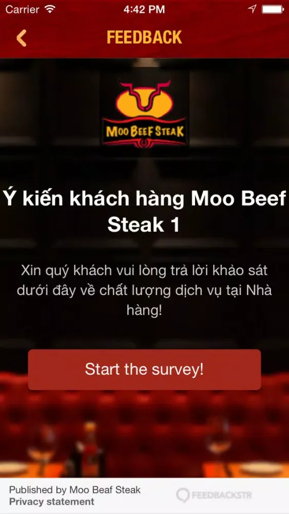 Moo Beef Steak سکرین شاٹس