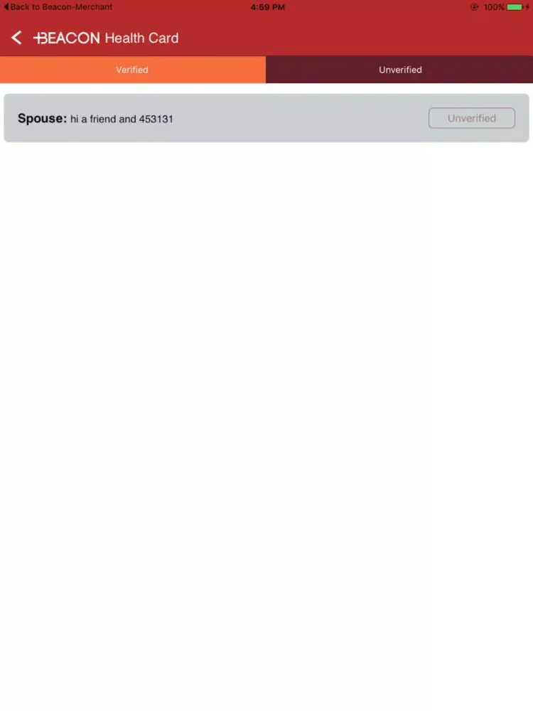 Скриншоты BEACON-PATIENT iPad 