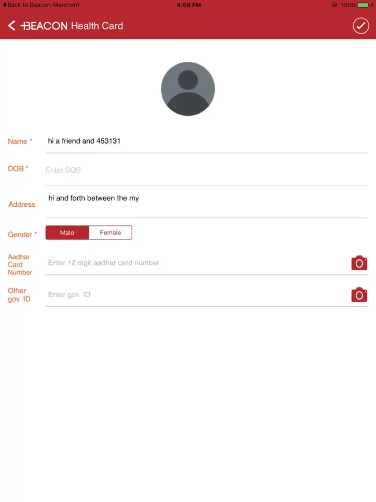 Скриншоты BEACON-PATIENT iPad 
