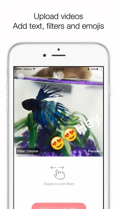 ภาพหน้าจอของ Airchnl : Social Video + Chat