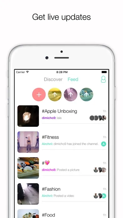 ภาพหน้าจอของ Airchnl : Social Video + Chat