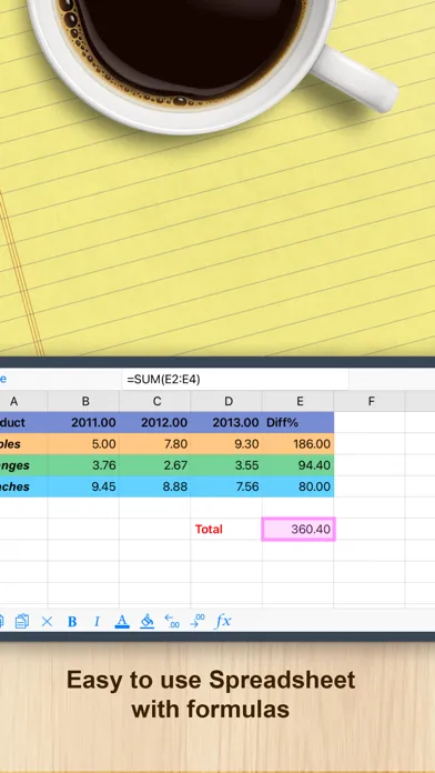 iSpreadsheet™ : Office Sheets স্ক্রিনশট