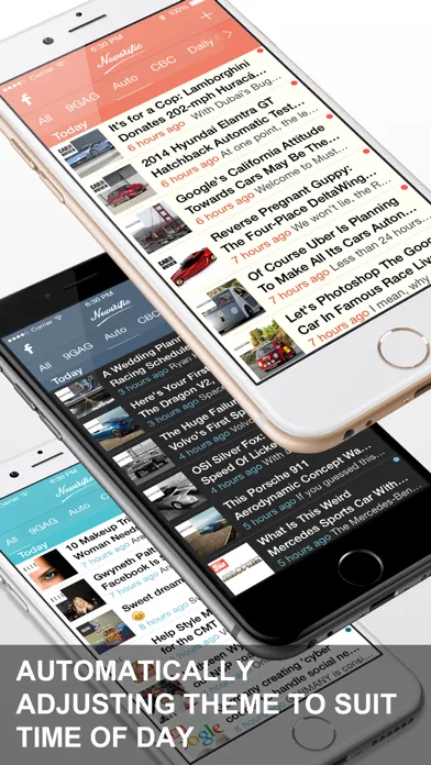 Zrzuty ekranu Newsrific: A Free RSS News Digest Feed Reader App with Yahoo Feeds