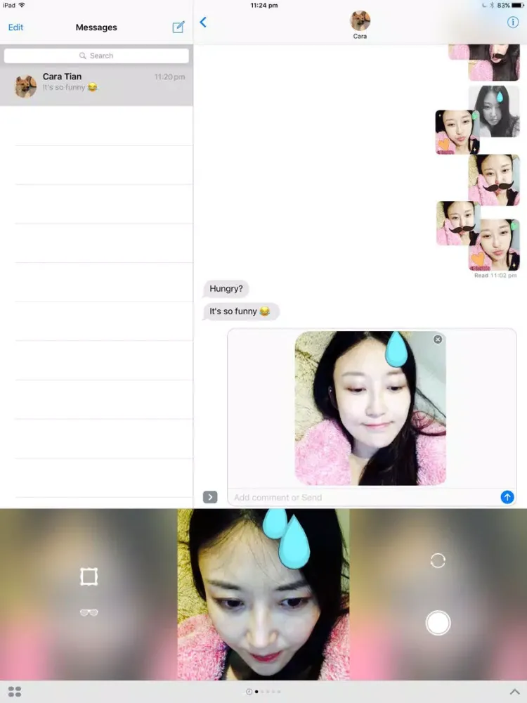 Sticker Booth : Animated GIF Stickers for iMessage iPad  Screenshots