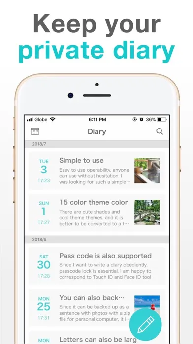 Capturas de pantalla de Simple Diary - Daily Journal