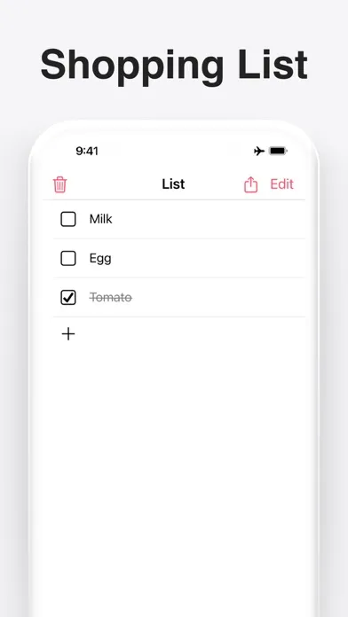 Shopping List: Simple Grocery স্ক্রিনশট