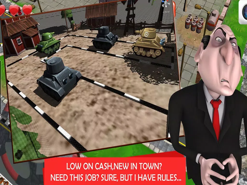 Captures d'écran de AAA Iron Tank Force Parking Wars Mania iPad 
