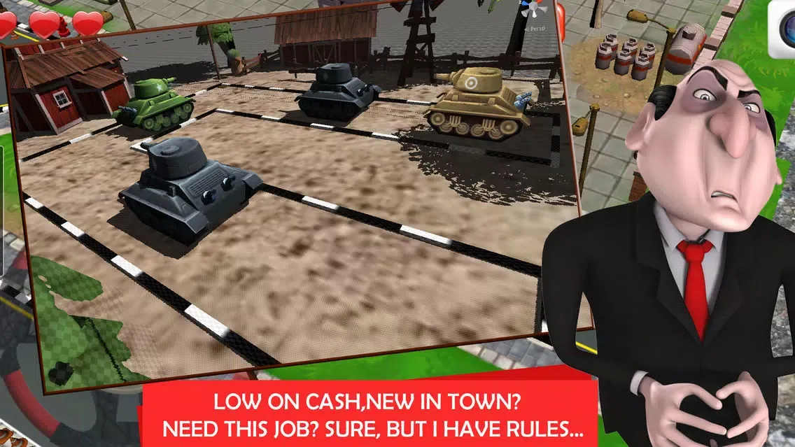 Captures d'écran de AAA Iron Tank Force Parking Wars Mania