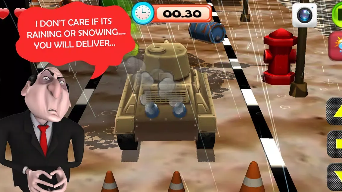 Captures d'écran de AAA Iron Tank Force Parking Wars Mania