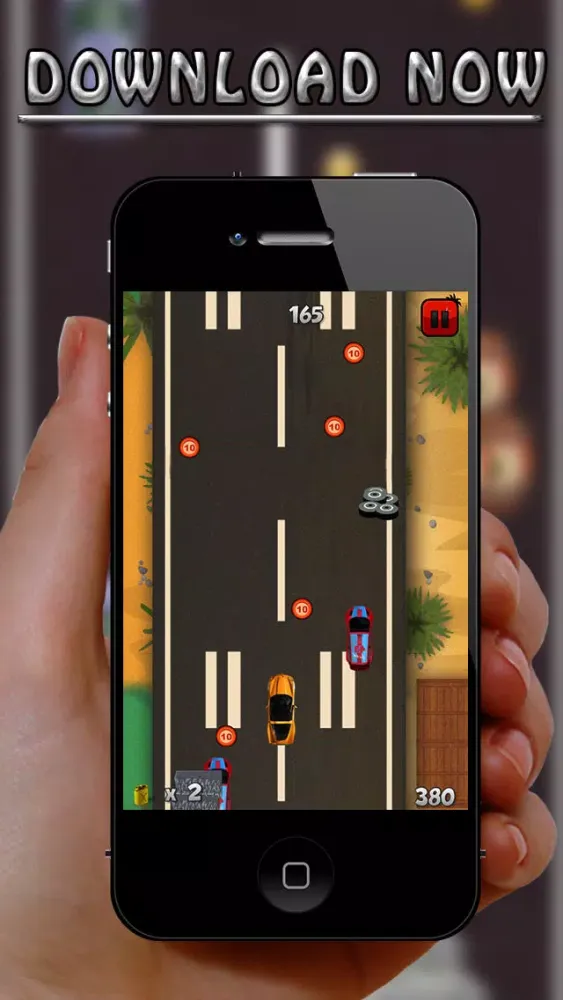 An Epic Retro Taxi Rush - Crazy Cab City Race स्क्रीनशॉट