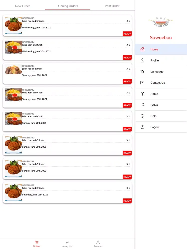 Sawaeboa Store Owner iPad 应用截图