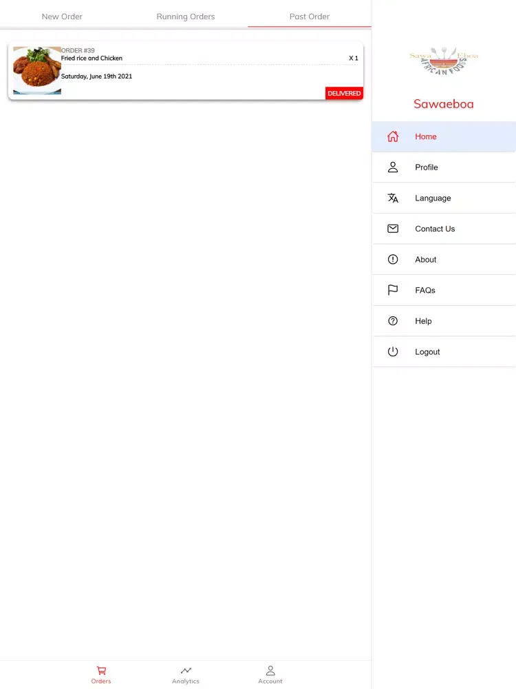 Sawaeboa Store Owner iPad 应用截图