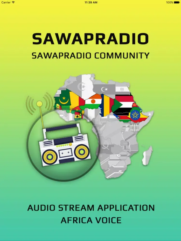 Captures d'écran de SAWAPRADIO : LA RADIO CLIMAT AU SAHEL iPad 