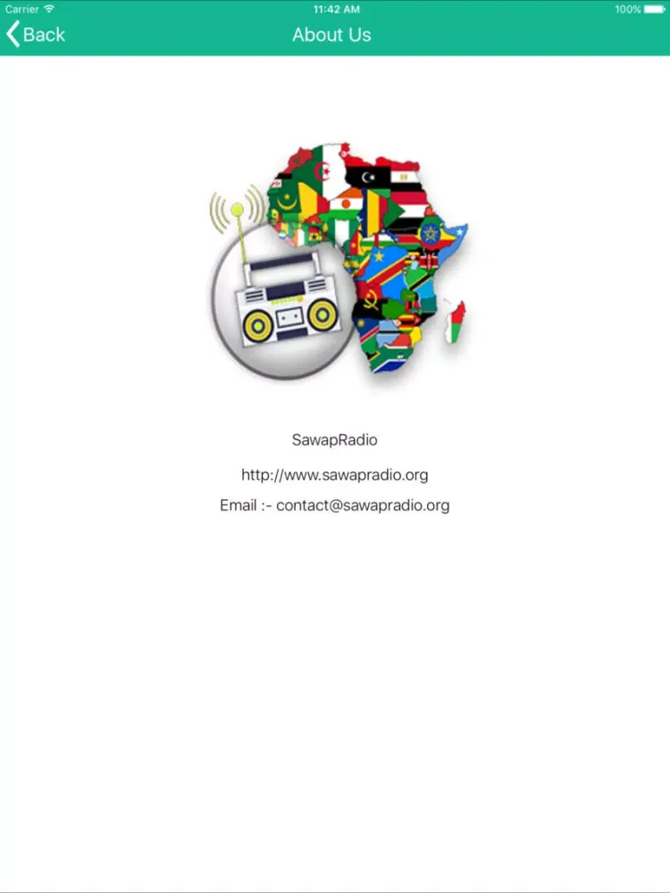 Captures d'écran de SAWAPRADIO : LA RADIO CLIMAT AU SAHEL iPad 