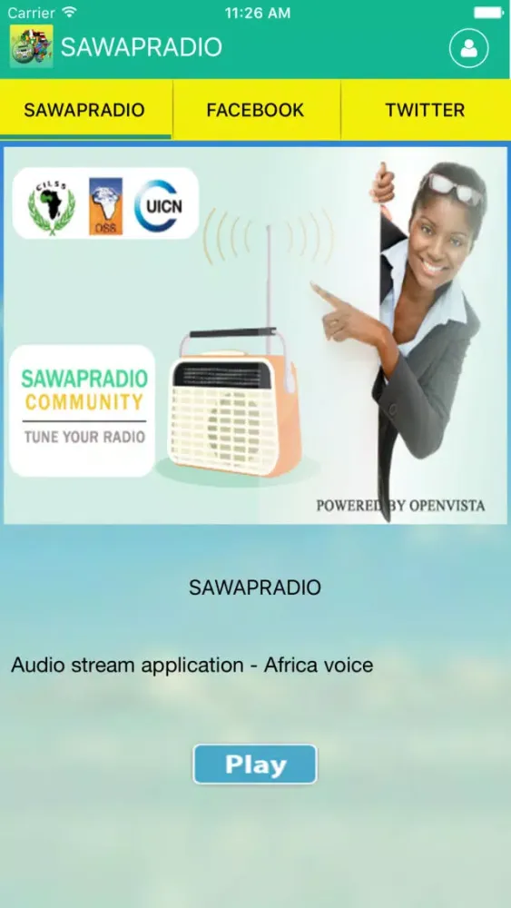 Captures d'écran de SAWAPRADIO : LA RADIO CLIMAT AU SAHEL