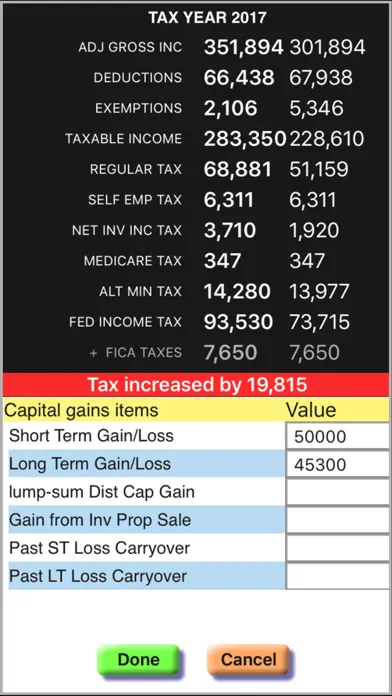 Capturas de pantalla de Income Tax Calculator: TaxMode