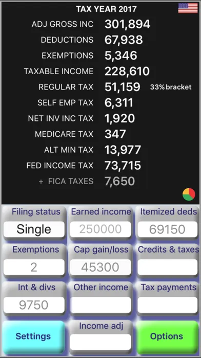 Capturas de pantalla de Income Tax Calculator: TaxMode