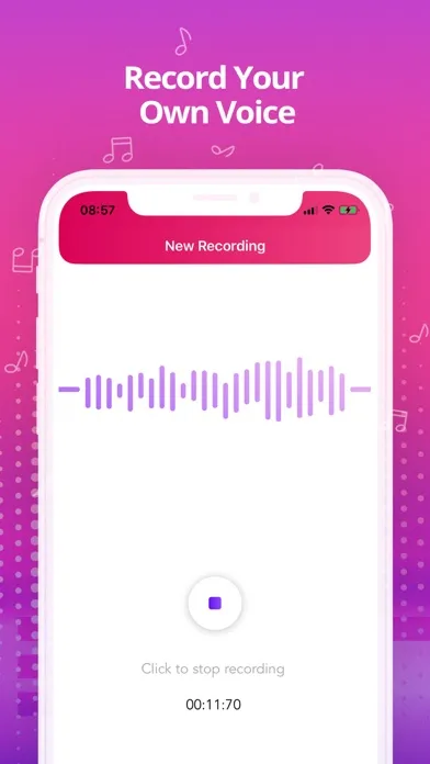 Zrzuty ekranu Funny Voice Effects - Voice X
