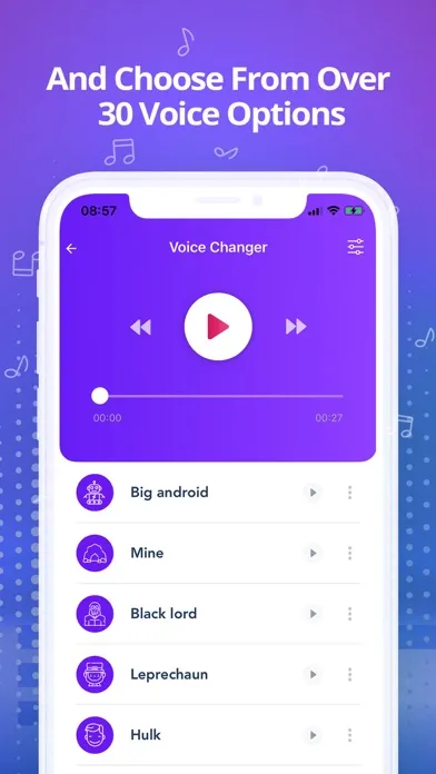Zrzuty ekranu Funny Voice Effects - Voice X