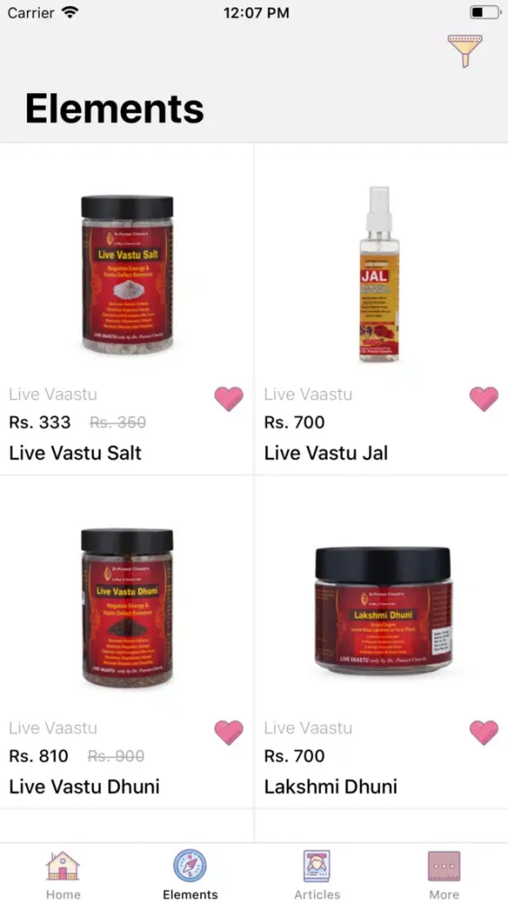 Capturas de tela do Live Vaastu