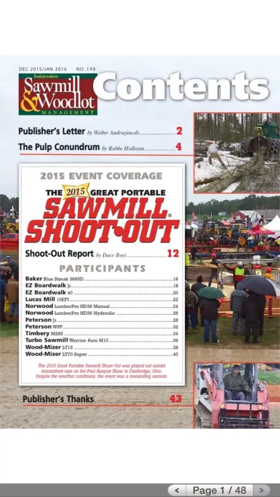 Sawmill & Woodlot Magazine Ekran Görüntüleri