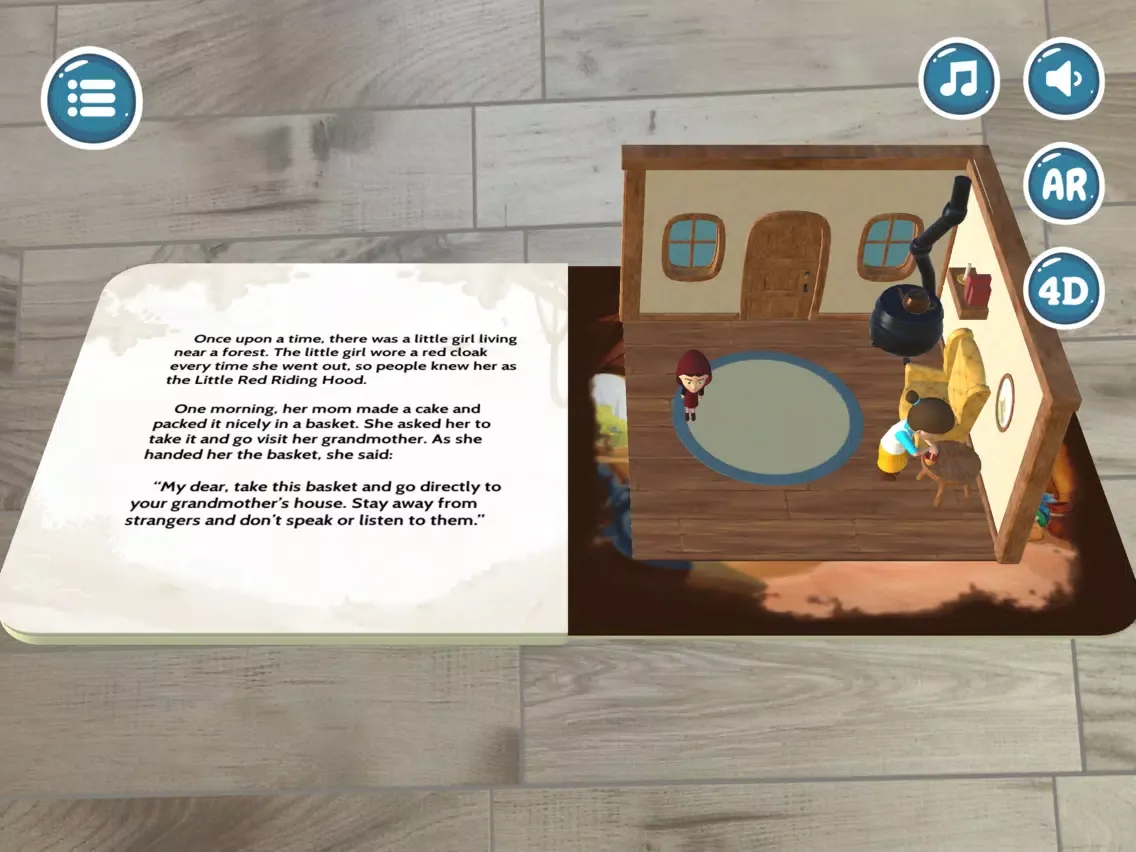 Ảnh chụp màn hình của Story World AR iPad 