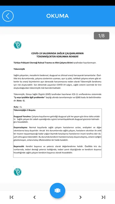 SAY Stres ve Anksiyete Yönetim سکرین شاٹس