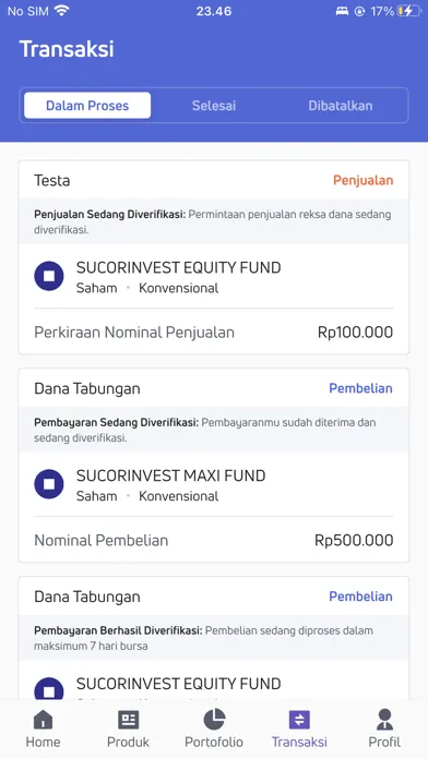 Capturas de tela do SayaKaya - Investasi Reksadana