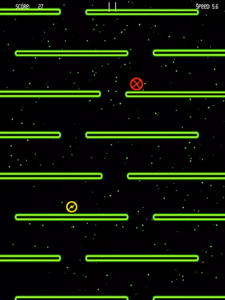 Screenshot di Fall Falling Down:Roll & Revolve the Red Wheels & Ball To Survive iPad 