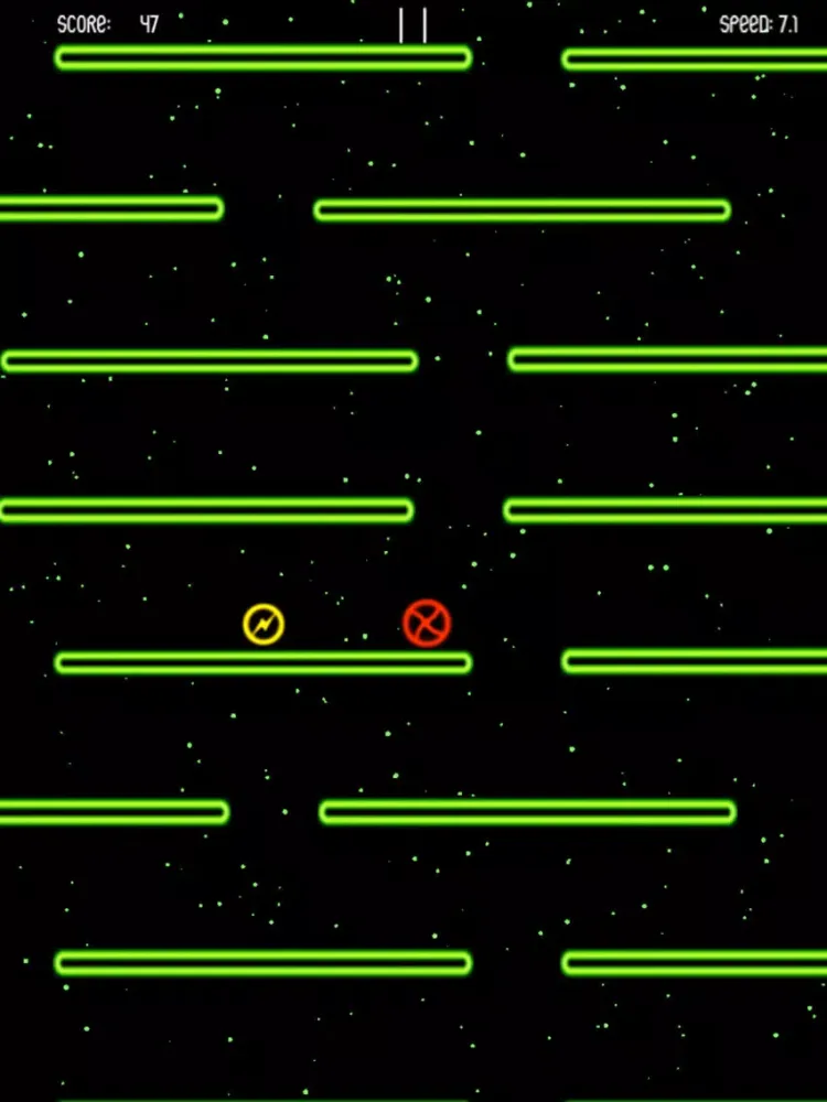 Screenshot di Fall Falling Down:Roll & Revolve the Red Wheels & Ball To Survive iPad 