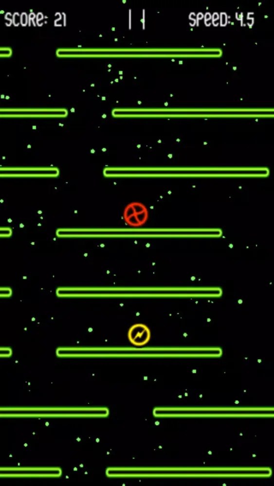 Screenshot di Fall Falling Down:Roll & Revolve the Red Wheels & Ball To Survive