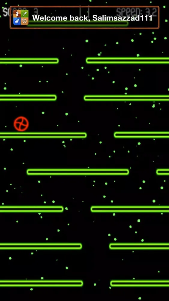 Screenshot di Fall Falling Down:Roll & Revolve the Red Wheels & Ball To Survive