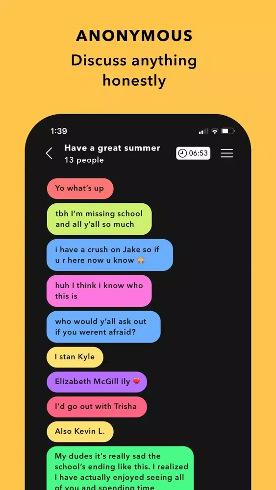 Captures d'écran de Litty: Talk Honestly