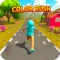 Color Rush Colored 3D Man Run