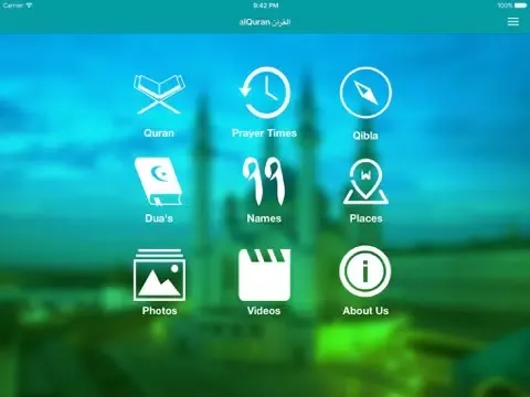Quran majeed Free Edition- Muslim Prayer times- Qibla Directions iPad  Screenshots