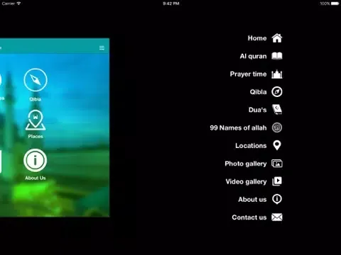 Quran majeed Free Edition- Muslim Prayer times- Qibla Directions iPad  Screenshots