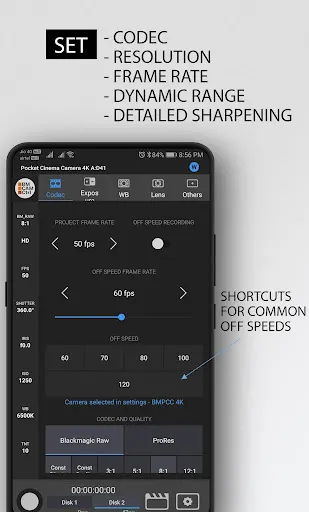 Control Blackmagic Camera スクリーンショット