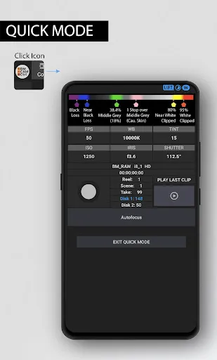 Control Blackmagic Camera スクリーンショット