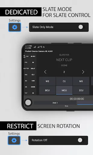 Control Blackmagic Camera スクリーンショット