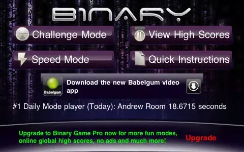 صور Binary Game Free Edition