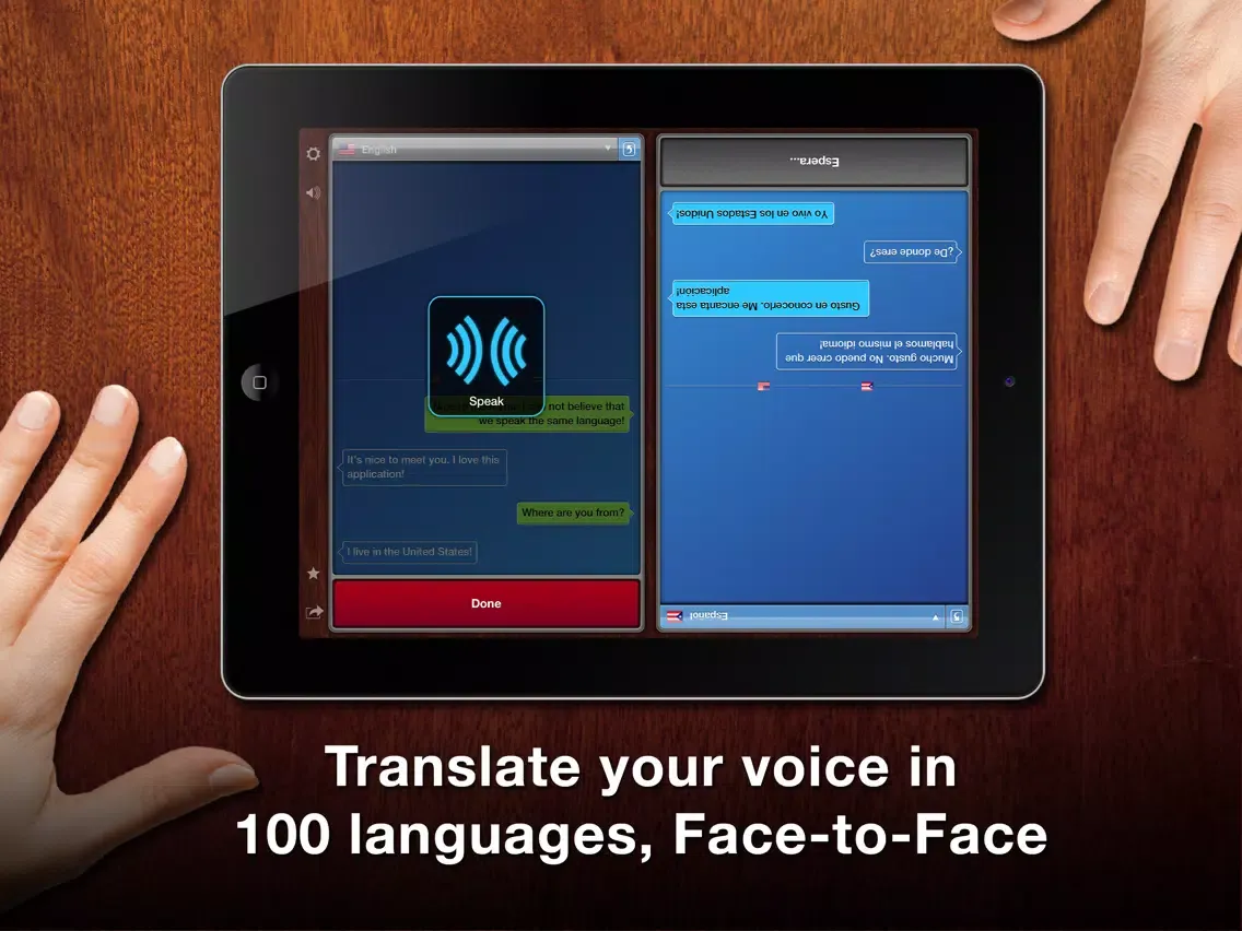 TableTop Translator iPad  스크린샷