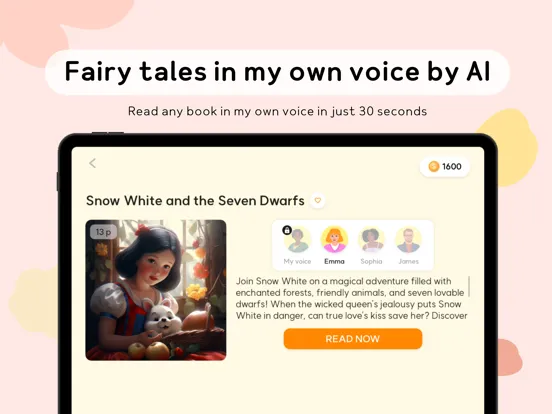 Nouri - Fairy Tales with Voice iPad  Screenshots