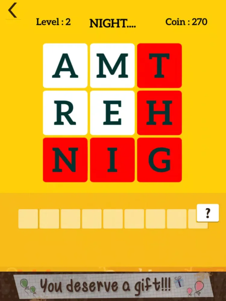 Tangkapan layar Word Words Nine: A brain puzzle game iPad 
