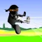 Angry Clumsy Ninja Revenge: Save your kingdom from balloon army