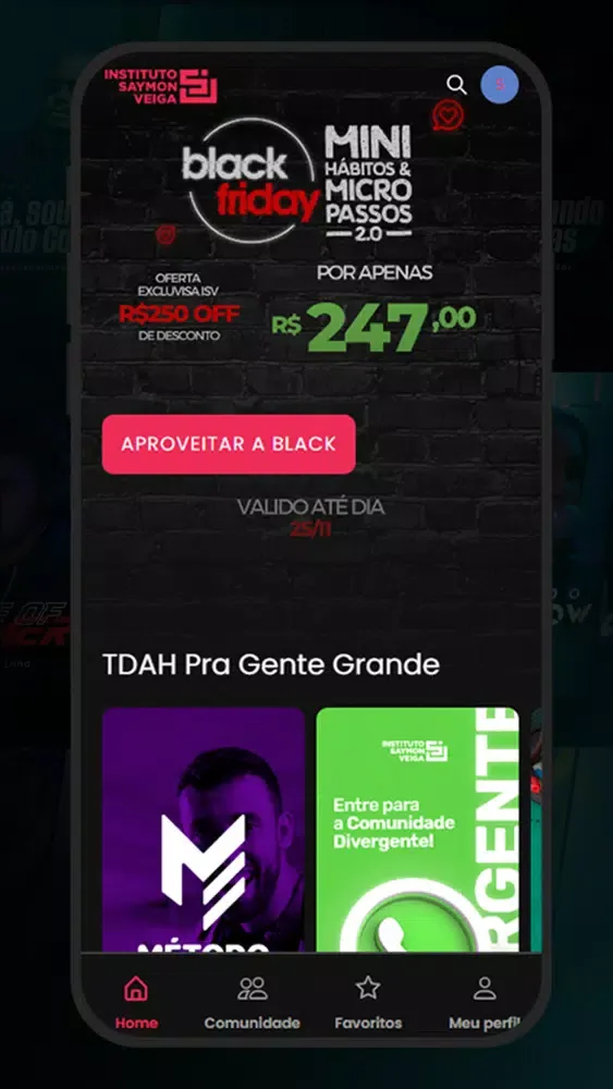 Screenshot di Instituto Saymon Veiga
